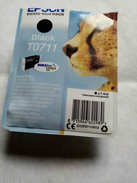Photo of free Black cartridge T0711 (Emsworth PO10) #1
