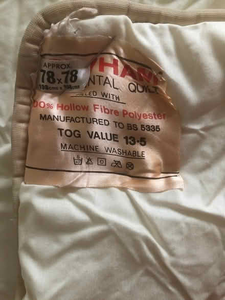 Photo of free Duvet 13.5 tog (Dublin 6W) #1