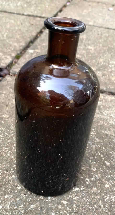 Photo of free Amber glass vase / bottle x12 (Upper Sydenham SE26) #1