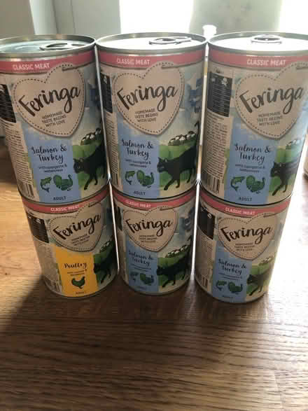 Photo of free 6 tins of cat food (Warminster BA12) #1
