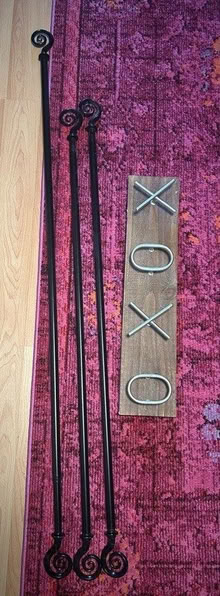Photo of free 3 x curtain poles and hooks (Eccles, M30) #1