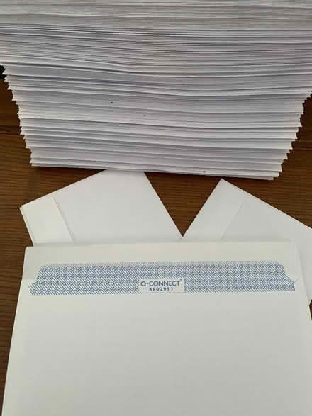 Photo of free Approx 200 envelopes (Trowbridge BA14) #2
