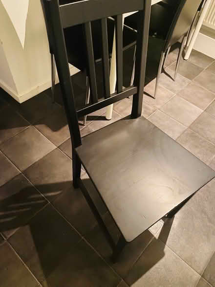 Photo of free 2 black chairs (Southfields SW18) #1