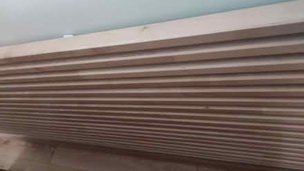 Photo of free solid birch wood headboard (Orchard Brae/Comely Bank EH4) #3
