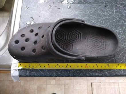 Photo of free Black plastic clogs. unknown size ? possibly 6 (North Hinksey OX2) #2