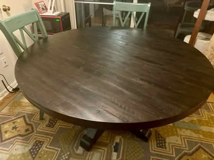 Photo of free Hard wood dining table and 4 chairs (Takoma Park, MD) #4