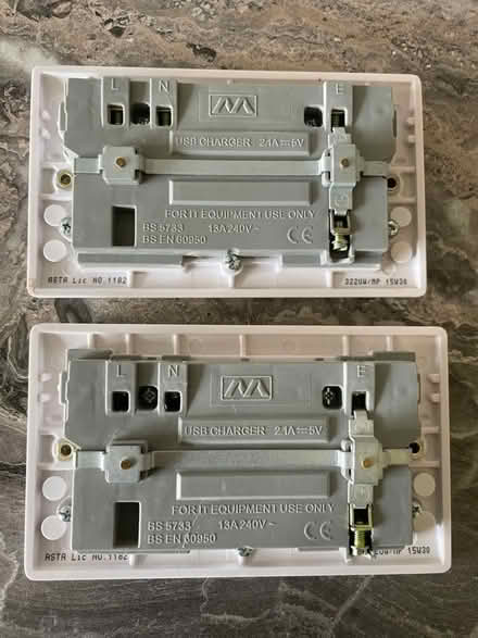 Photo of free Double sockets with USB points (Kettering NN15) #2