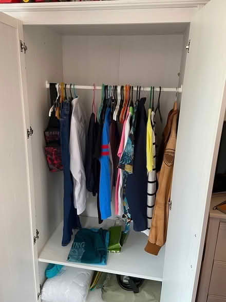 Photo of free White triple wardrobe (Southmill Road) #4