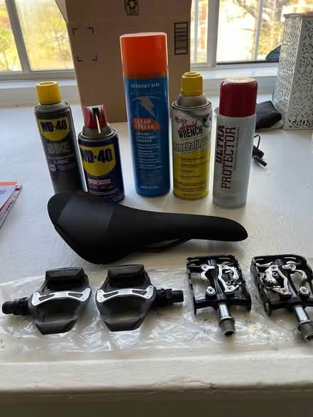 Photo of free Misc bicycle items (Foxchase shopping center) #1