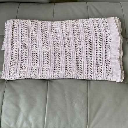 Photo of free Cable knit cotton throw (Chelsea SW3) #1
