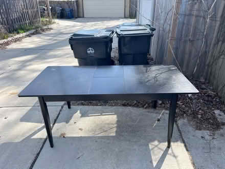 Photo of free Table with hidden leaf (1605 Dempster Alley) #1