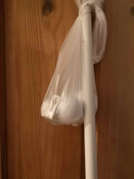 Photo of free 2 curtain poles one black one white white extends more (Brighton Hill RG22) #1