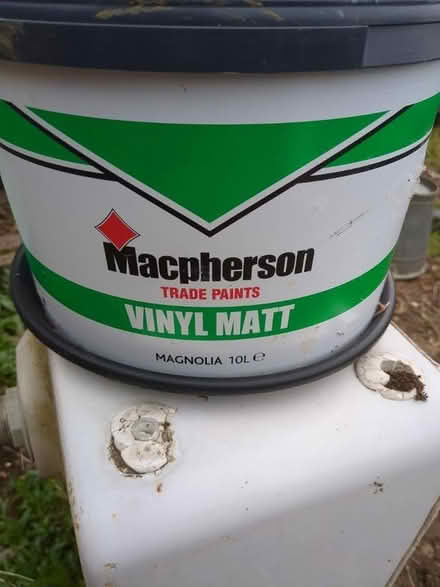Photo of free 10L magnolia vinyl Matt emulsion (Kingswood) #1