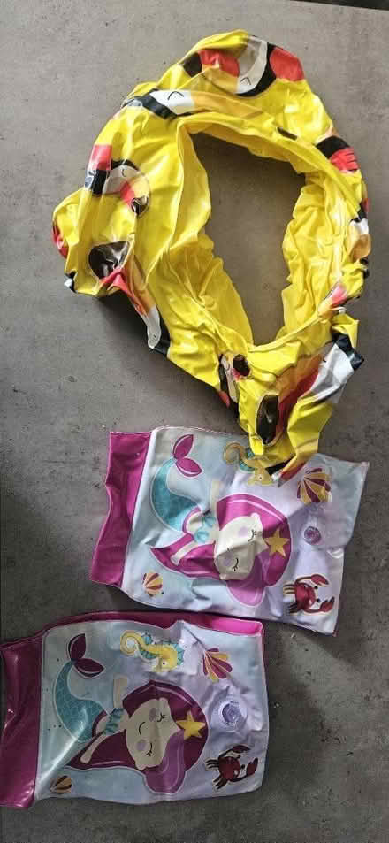 Photo of free Swimming ring and armbads (Woodheys M33) #1