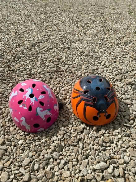 Photo of free Kids cycle helmets - pair (Banwell, BS29) #1