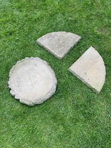 Photo of free Tree concrete stepping stones (Brickhill, Bedford) #1