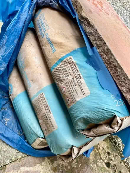Photo of free Hardened cement bags (IP1) #1
