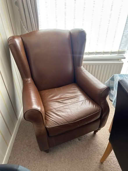 Photo of free Leather armchair (South wigston LE18) #1