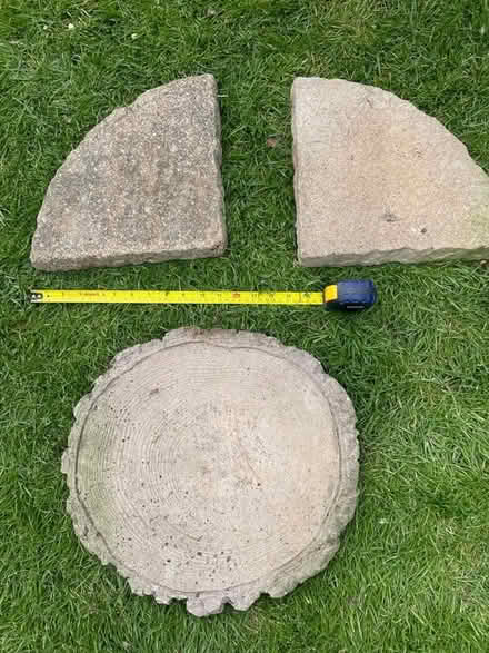 Photo of free Tree concrete stepping stones (Brickhill, Bedford) #4