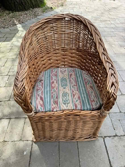Photo of free Children’s small wicker chair (Kingfield, Woking) #1