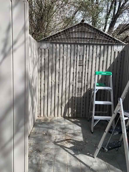Photo of free Rubbermaid shed (Sparks) #4