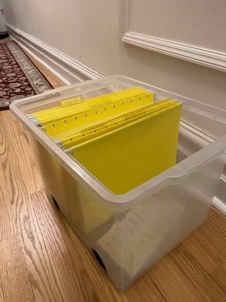 Photo of free Organizer with hanging folders (Washington Heights) #2