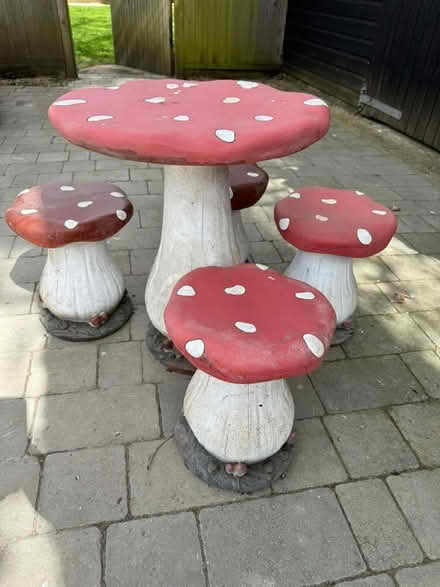 Photo of free Children’s garden mushroom table (Kingfield, Woking) #1