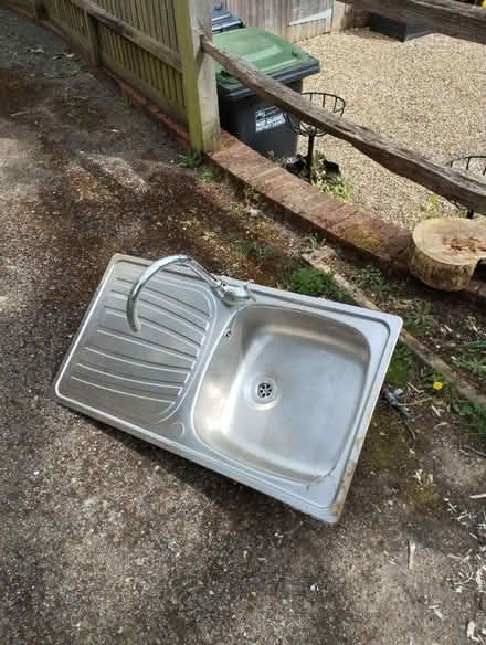 Photo of free Stainless steel sink and tap (East grinstead, Furzefield) #1