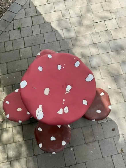 Photo of free Children’s garden mushroom table (Kingfield, Woking) #3