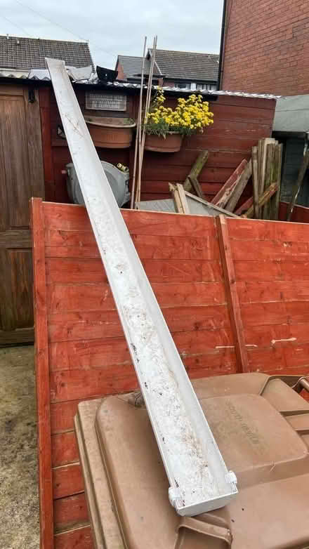 Photo of free 3 gutters with holes for growing lettuce (Lostock Hall PR5) #1