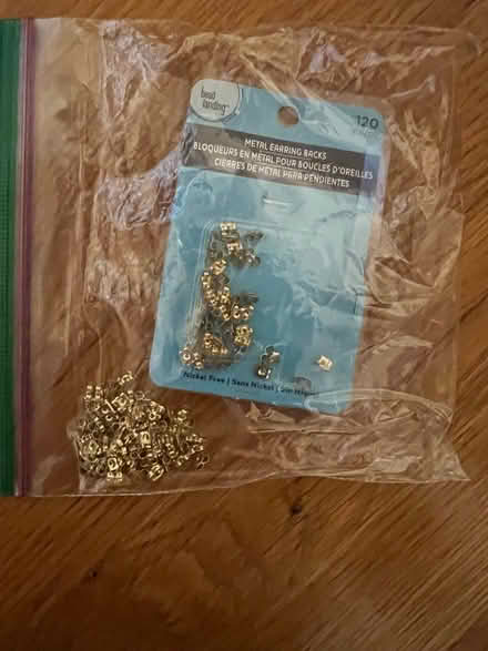 Photo of free Gold earring posts (Porter Square) #1