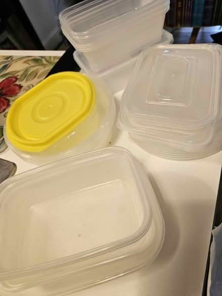 Photo of free 15 plastic food containers (NW6) #2
