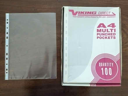 Photo of free A4 Plastic pouches (Middleyard GL10) #1