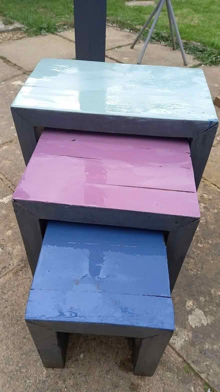 Photo of free Nest of garden tables (Curbridge OX29) #1