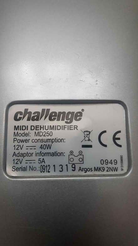 Photo of free Dehumidifier (Winchmore Hill N21) #3