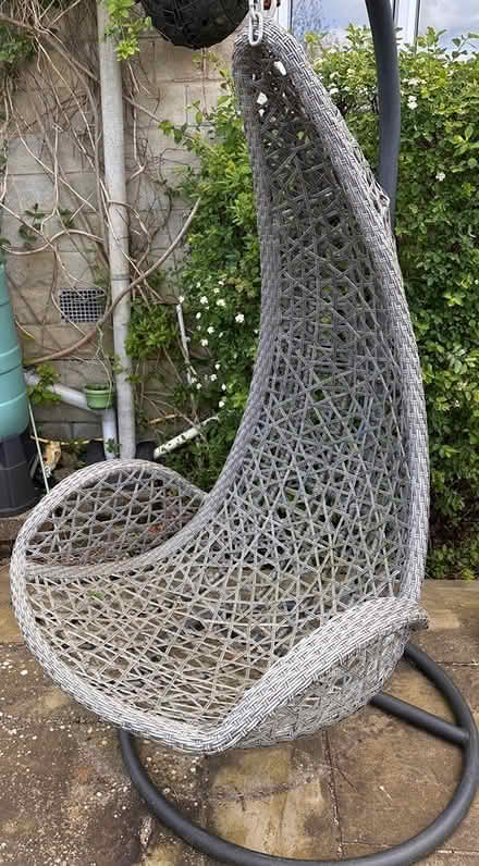 Photo of free Swing seat. Has original cushion (Atworth) #1