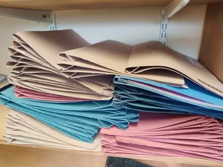 Photo of free Spiral/spring A4 card file folders (Greaves LA1) #1