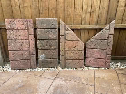 Photo of free Garden edging red brick effect (Brickhill, Bedford) #1
