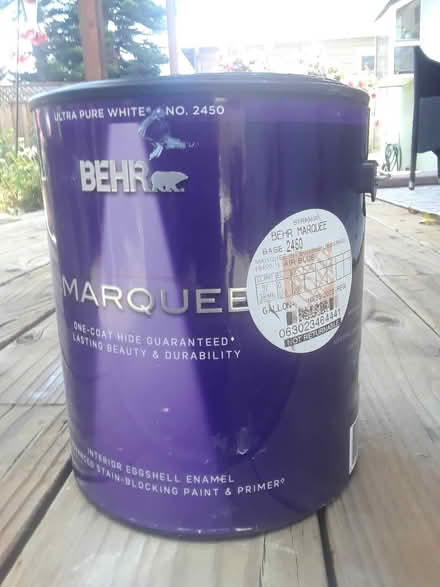 Photo of free Lihht blue interior paint. Name of (Bascom/Moorpark) #1