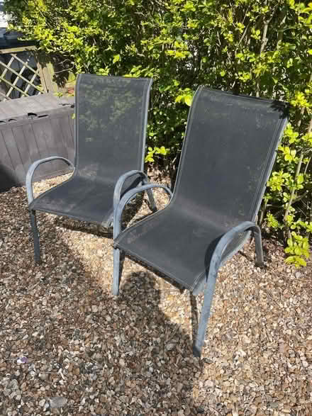 Photo of free 2 garden chairs (Walthamstow E17) #2