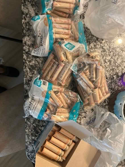 Photo of free Assorted coin rolls (Gilbert) #1