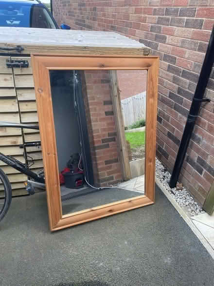 Photo of free Pine mirror (DE3) #1