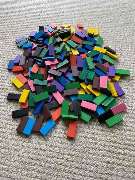 Photo of free Lots of blank wooden coloured dominoes (Galgate LA2) #2
