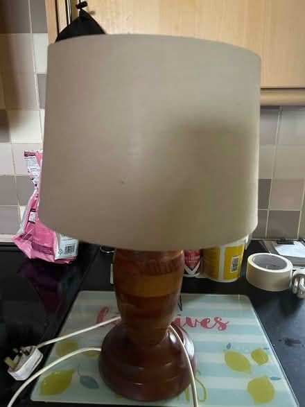 Photo of free Wooden base lamp (Kirkoswald CA10) #1