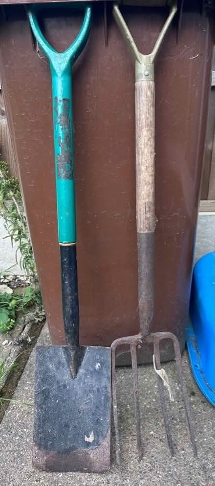Photo of free Spade and fork - garden tools (Long Eaton, Nottingham.) #1