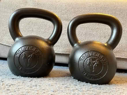 Photo of free Two Wolverson Cast Iron Kettlebells 20kg. (Grove Park SE12) #1
