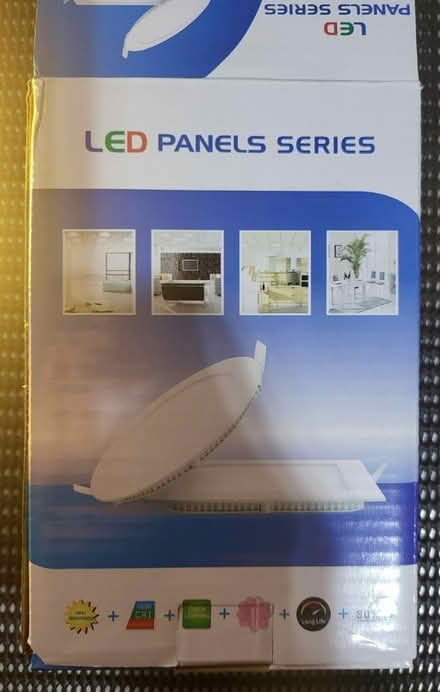Photo of free Ten Round (90mm) Warm White LED Panel Lights (Caversham RG4) #1