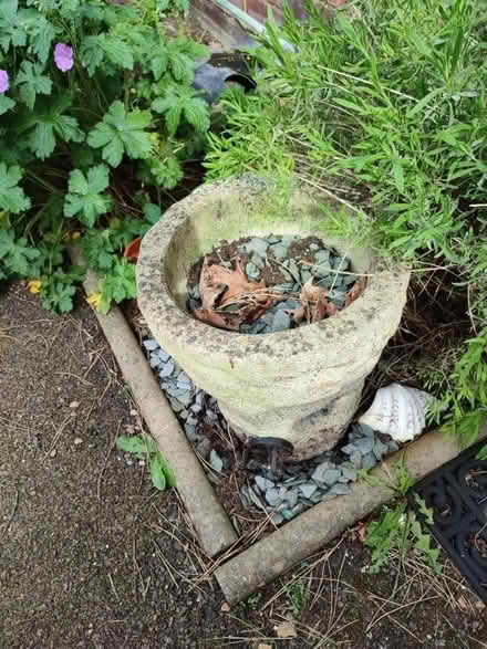 Photo of free Garden stone pot (WD23 Bushey) #1
