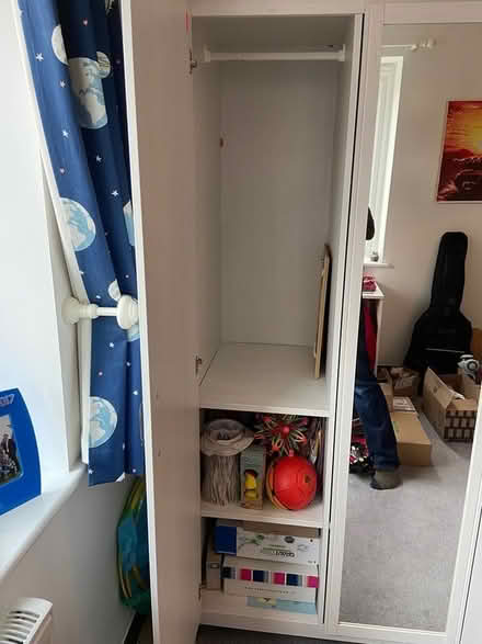 Photo of free White triple wardrobe (Southmill Road) #3