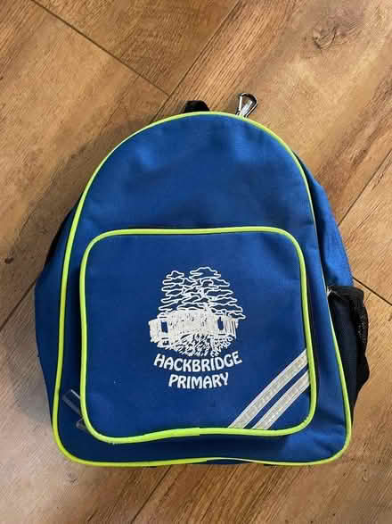 Photo of free Hackbridge Primary School backpack (Hackbridge SM6) #1